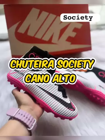 chuteira da nike com cano alto | Discover
