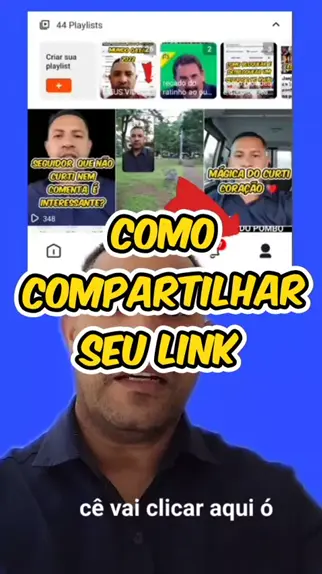 como compartilhar seu link