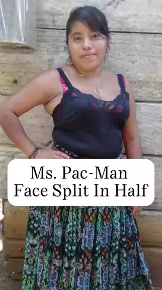 The Infamous Ms Pacman Face Split Video ms.pacman face & ms. pacman face split| Discover