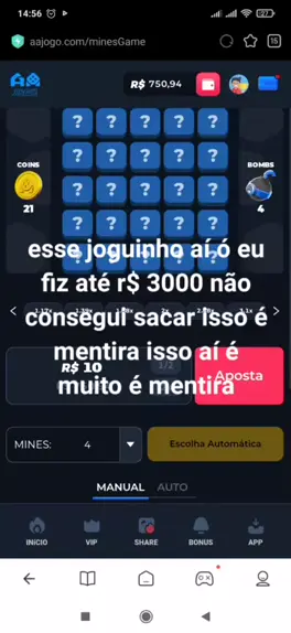 joguinho da bombinha que ganha dinheiro